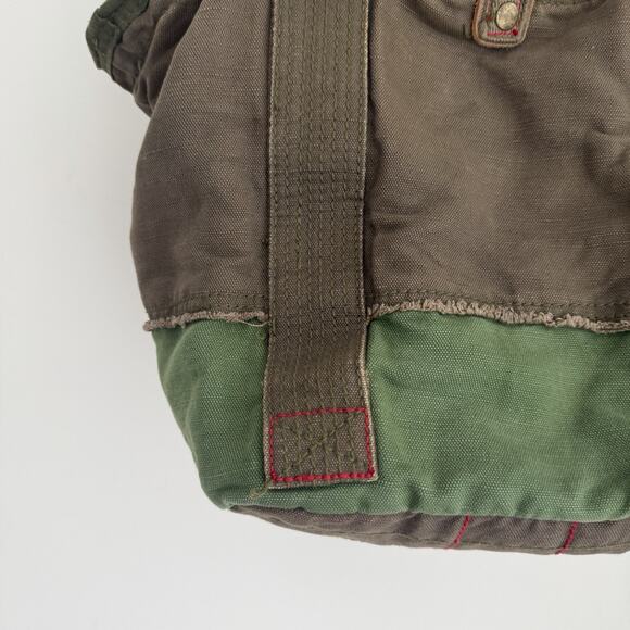 Vintage GAP Tote Bag Rugged Cotton Canvas Utility Workwear Gorp Military Y2K - Picture 2 of 12